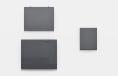 Gerhard Richter's grey paintings take center stage at Zander Galerie