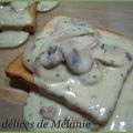 Toast aux champignons