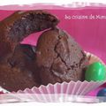 Mes ptites douceurs du mercredi : Fudgy cookies (mi-cookie / mi-brownie)