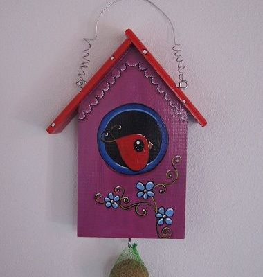 Maison déco pour nourrir les oiseaux Matériaux