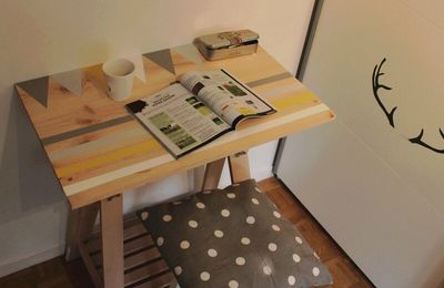 DIY - des bureaux avec des tréteaux d’architecte