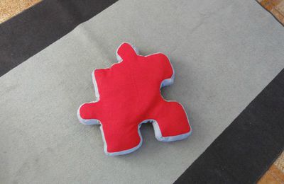 Petit coussin puzzle