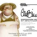 EXPO :Christian BINET: GALERIE PETITS PAPIERS PARIS //France
