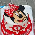 Weeding Cake Minnie pour Anaé !