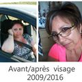 Avant/après visage et nouvelle coupe