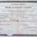 Le diplôme du Bac à l'époque de Napoléon