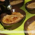 Crèmes brulées au foie gras et aux figues