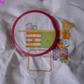 En cours : broderie chambre d'enfant