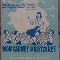 Livre pédagogique ... MON CARNET d'HISTOIRES (1949) * Pour les scouts 