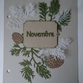 Page d'Agenda de Novembre