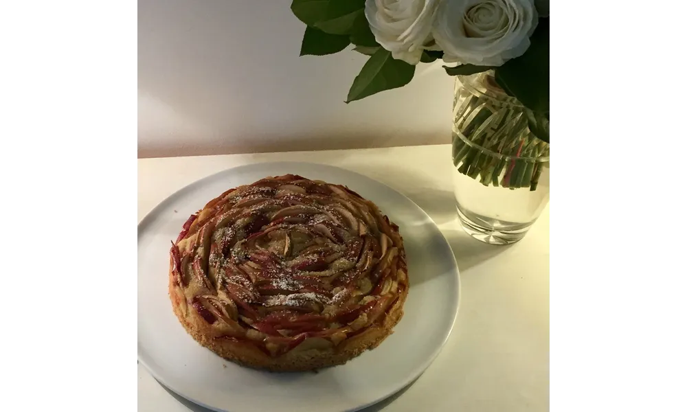 Tarte amandine aux pommes