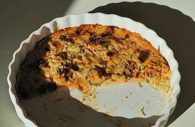 Tarte à la ratatouille... pour faire venir le soleil!