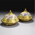 An important pair of covered dishes (Sahans), signed by Christoph von Junger, for the Ottoman imperial market, dated 1777, Vienn