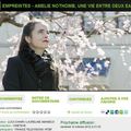 Amélie Nothomb est ses empreintes