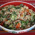 Salade de poulet mariné: une de mes recettes préférées 