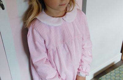 Un petit look girly " Petite fille sage", idéal pour la photo de classe !