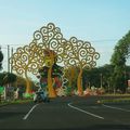 Rond-point à Managua (Nicaragua)
