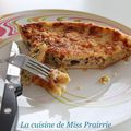 Tarte poireau-champignons-oignons confits