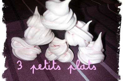 PETITES MERINGUES TOUTE ROSE !