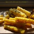 Frites de polenta aux épices, sans gluten et sans lactose