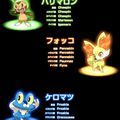 La 6ème génération Pokemon X et Y