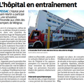 Exercice incendie à l'hôpital privé Saint-Martin