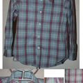 Chemise à carreaux