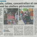 Article du Dauphiné Libéré sur les atliers périscolaires