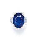 A 16.36 Carat Burmese Sapphire and Diamond Ring, by Bvlgari