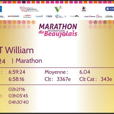 #126 Marathon du Beaujolais 20 ème Editions