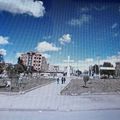 Rond-point à El Alto (Bolivie)