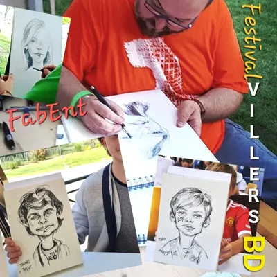 Caricatures, concours de planches, expos et bd à Villers BD 2024