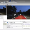 NEXYAD ADAS : Road detection by camera at night with RoadNex V2.2