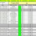 Programmations des 12 & 13 mars