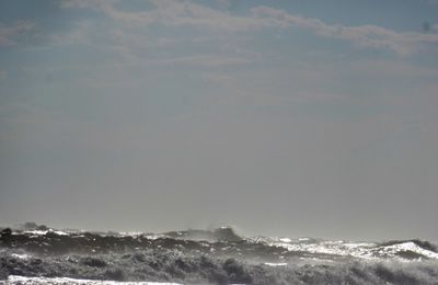Photo: la mer agitée