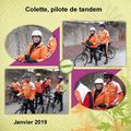 Colette pilote de tandem