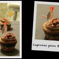 Cupcakes poires & Nutella