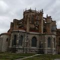 photos 3: Castro Urdialès, église gothique, vue du chateau sur le port et mouette à quelques mètres de moi.