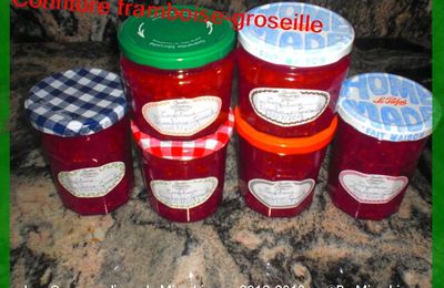 Confiture framboise-groseille