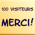 100 visiteurs: merci!