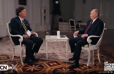 Tucker Carlson a semé la panique dans ce fragile monde occidental avec son interview de Poutine