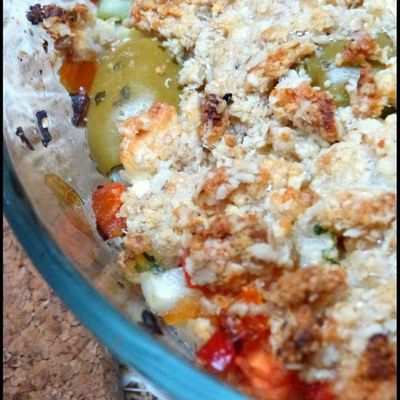 crumble salé au chèèèèvre !