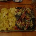 Gratin du soir : pommes de terre et côtes de bettes du jardin