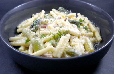 Pâtes aux asperges et au parmesan