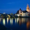Regensburg, vue du Steinerne Brücke