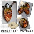 Un pendentif paysage par 