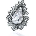 Collection of the Princess Doria Pamphilj. Important diamond pendant, circa 1840