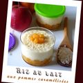 Riz au lait aux pommes caramélisées