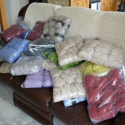 La transhumance des petites "Bergères de France"....