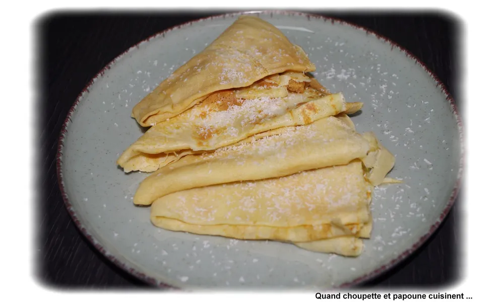 CRÊPES AU LAIT DE COCO
